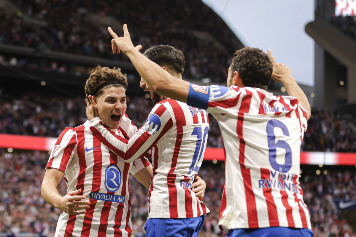 Atletico Madrid menang telak 3-0 atas Sevilla