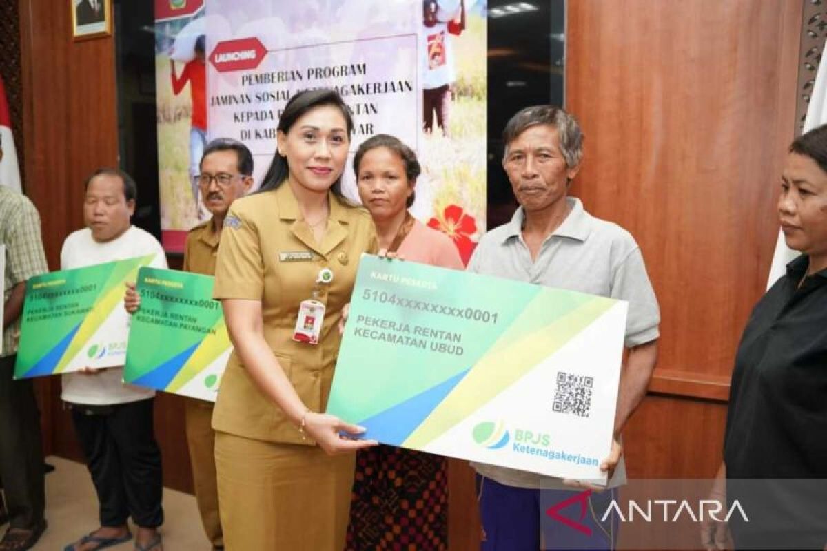 Pemkab Gianyar daftarkan 1.136 pekerja rentan terlindungi jamsostek