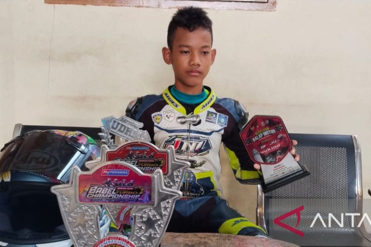 Refaldho pembalap asal Bangka Selatan siap harumkan nama daerah di Kejurda Road Race Jabar 2025