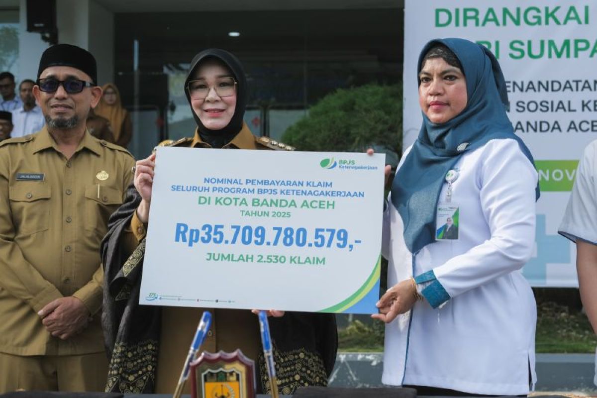 BPJS Ketenagakerjaan bayar klaim Rp35 miliar di Banda Aceh