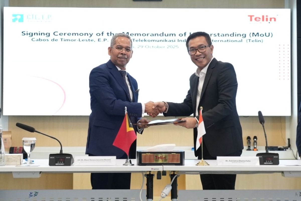 Indonesia dan Timor-Leste teken MoU pengembangan infrastruktur digital