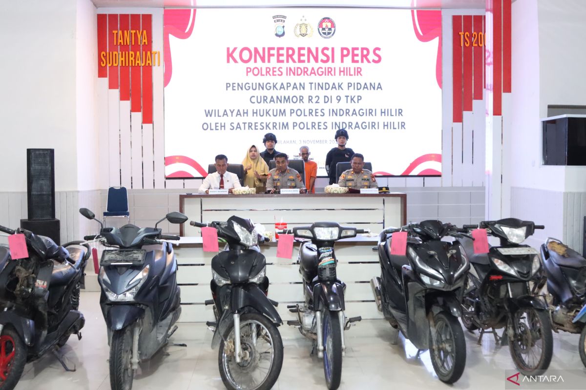 Libatkan anak kandung, Badut jalanan di Inhil jadi otak curanmor