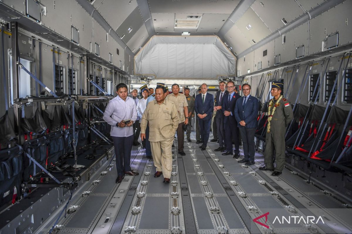 Prabowo highlights A400M’s role in global humanitarian missions