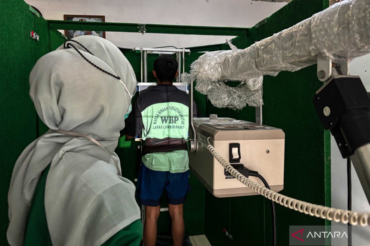 Lapas Lombok Barat gelar skrining TBC bagi seluruh warga binaan