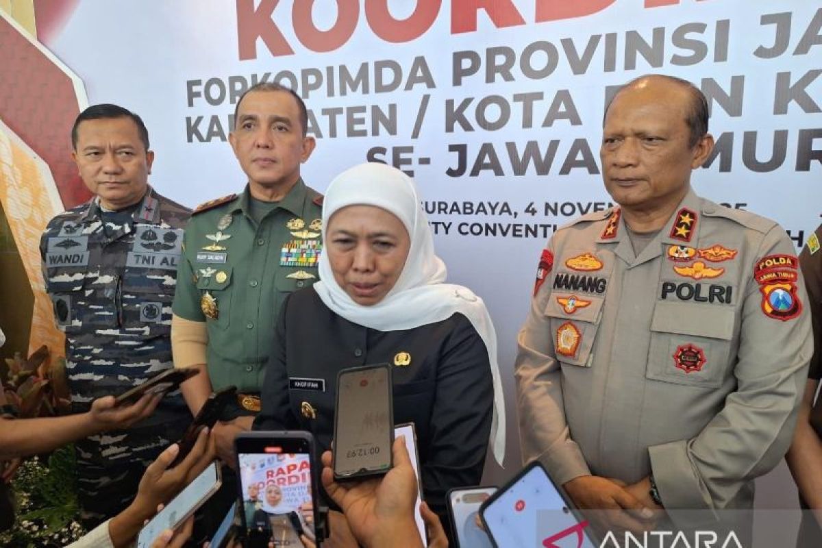 Gubernur Khofifah sebut sinergi forkopimda selesaikan berbagai persoalan