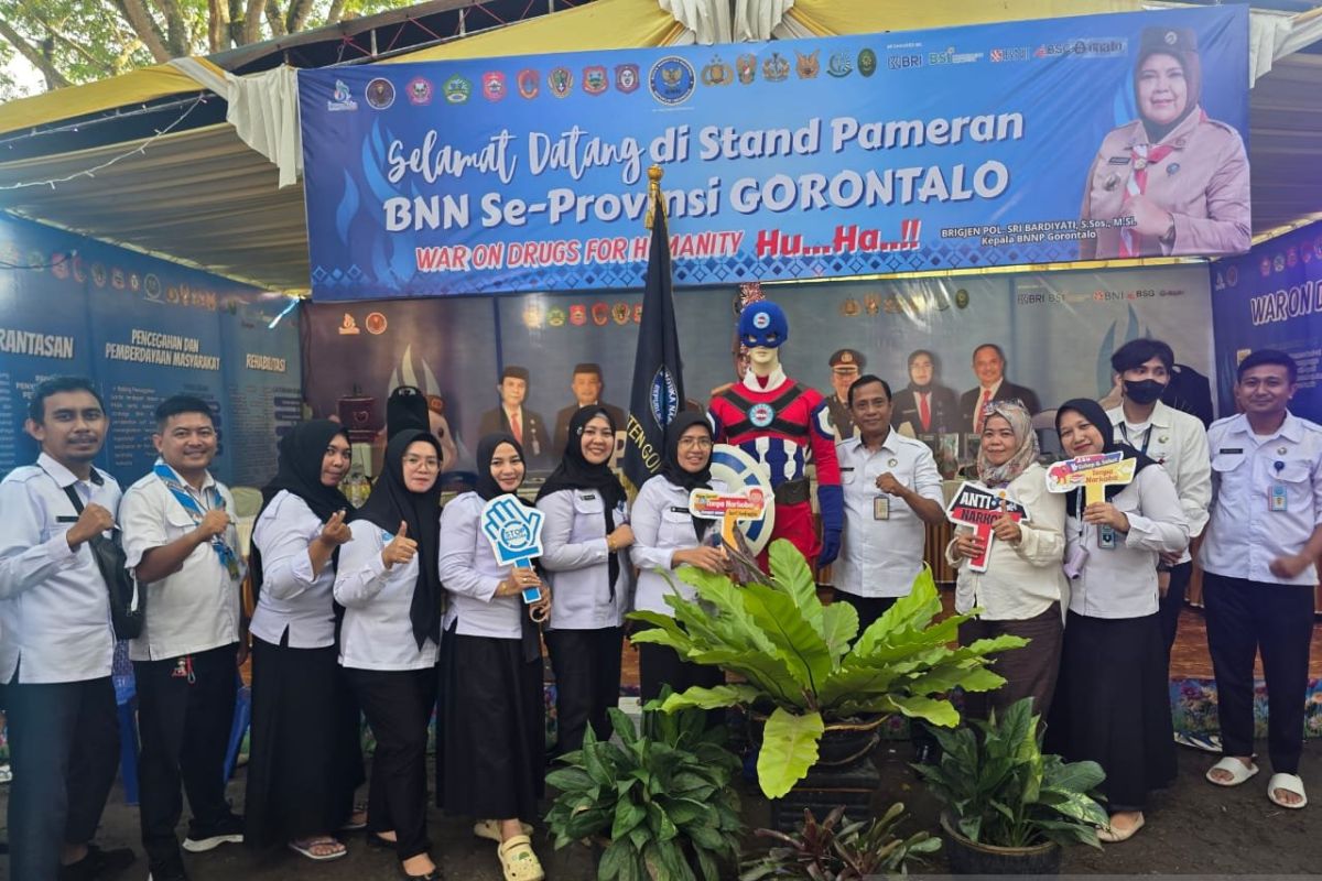 BNN se-Gorontalo sosialisasi P4GN di Peran Saka Nasional 2025