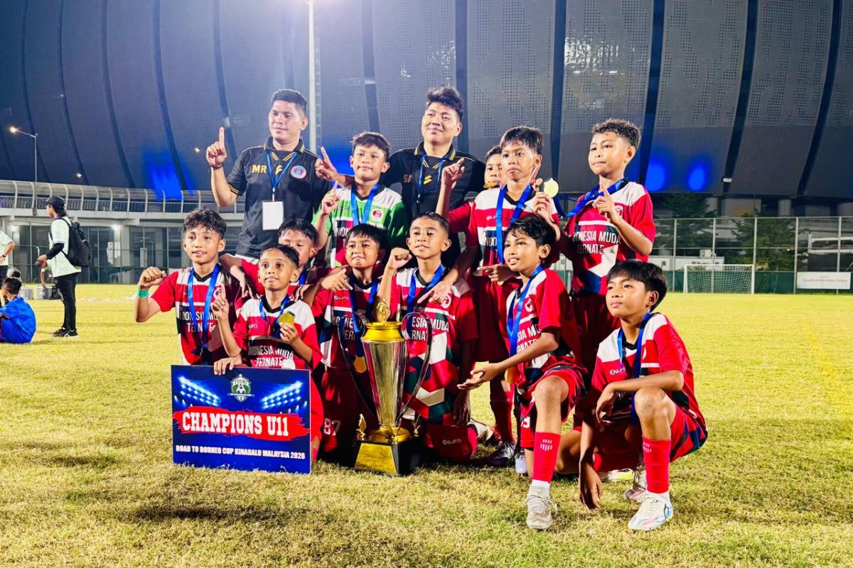 Tim Indonesia Muda asal Ternate U-11 wakili Indonesia ke Borneo Cup Malaysia 2026