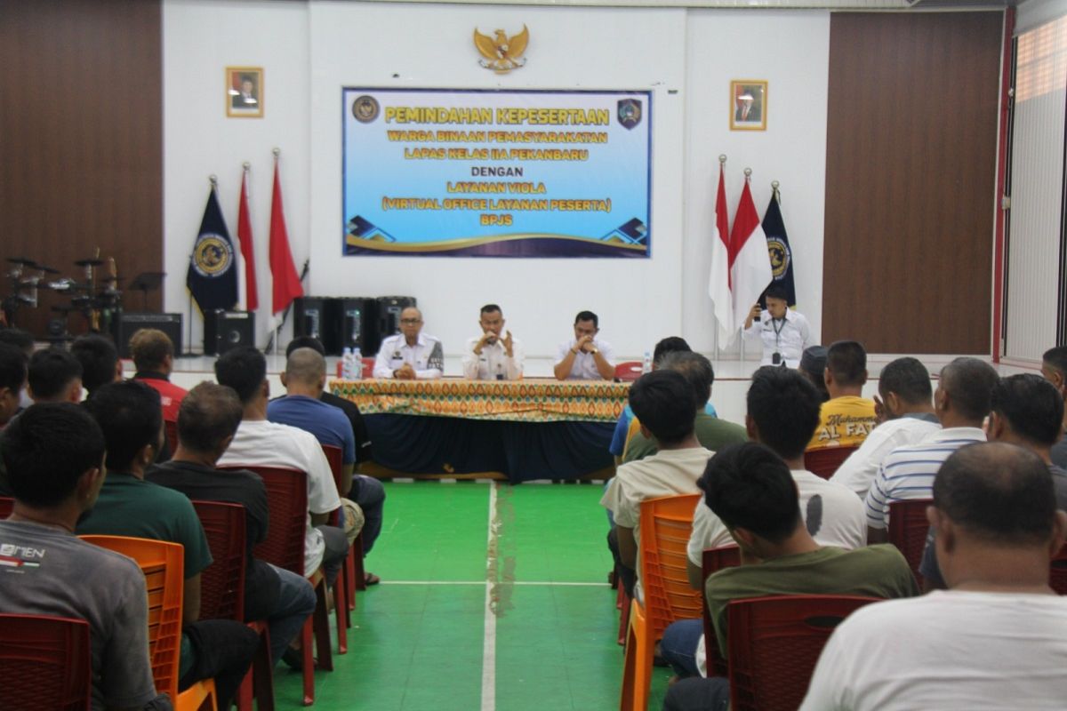 Kepala Lapas Pekanbaru Arahkan Warga Binaan Menuju Lapas Aman