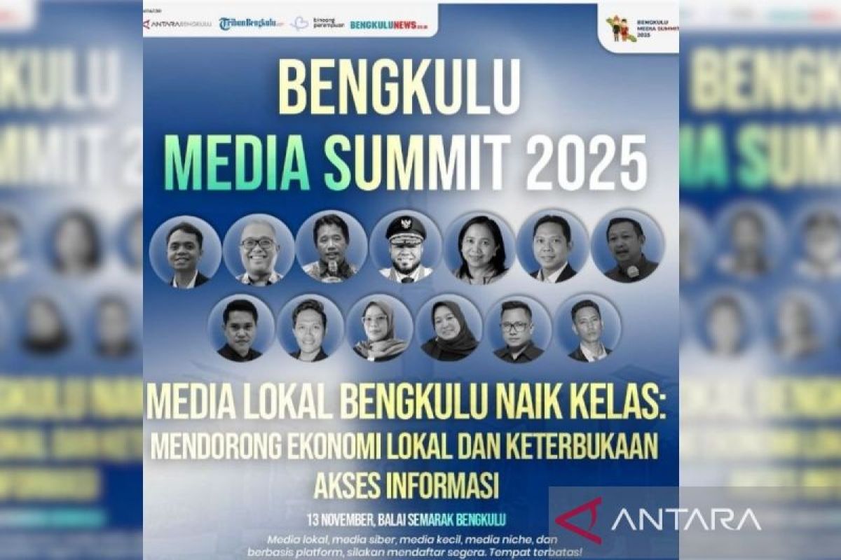 Bengkulu jadi provinsi pertama di Sumatra gelar Local Media Summit