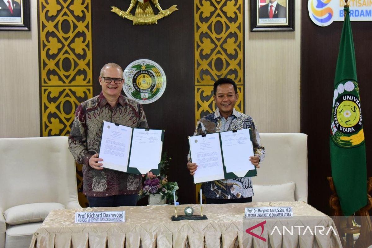 USU- Coventry University London perkuat kemitraan bidang pendidikan