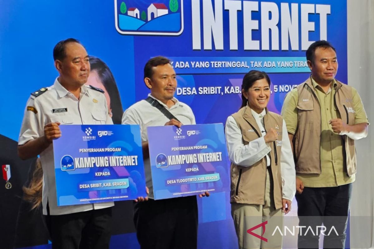 Kemkomdigi resmikan 87 titik Kampung Internet di Kabupaten Sragen