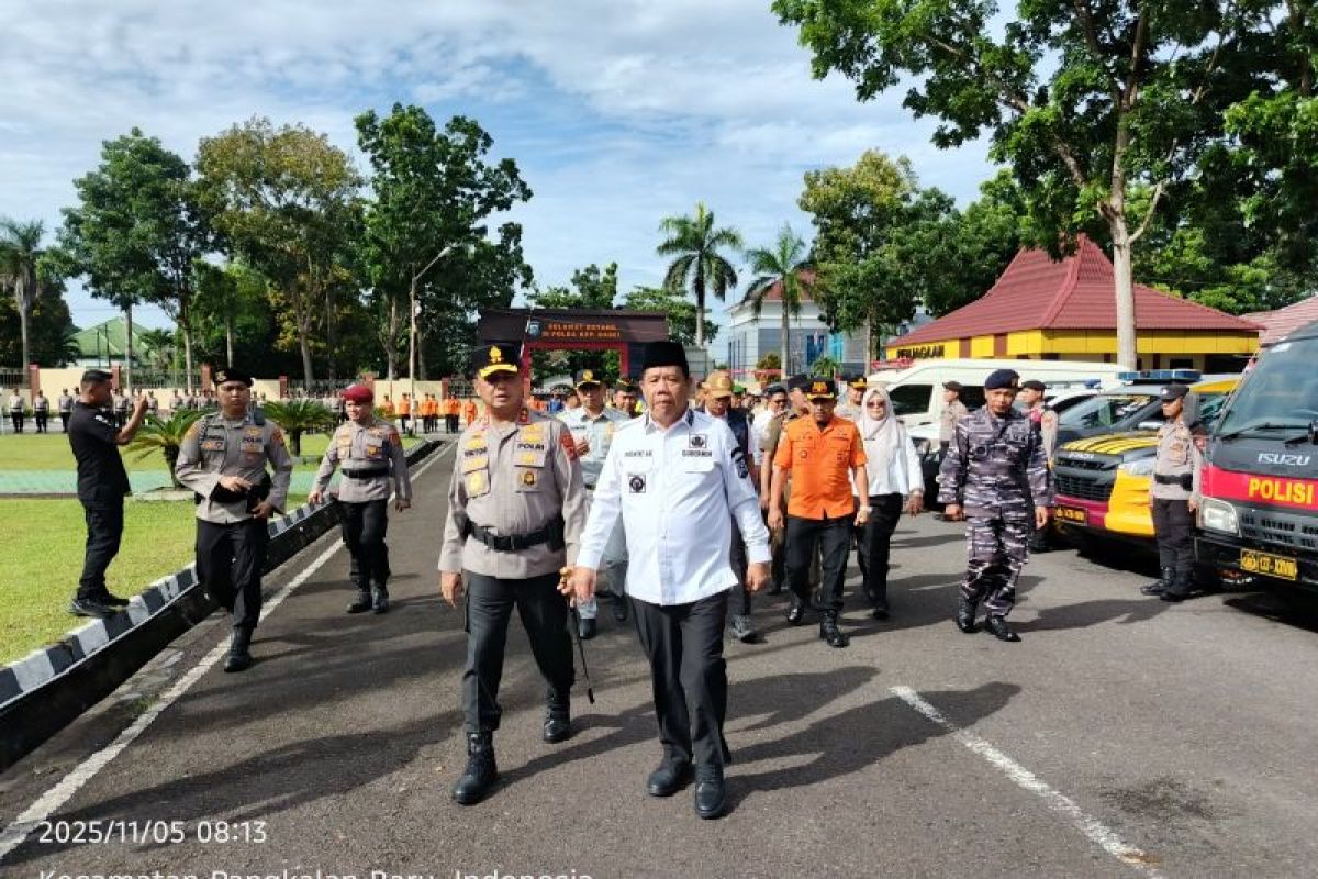 Kapolda Babel pimpin apel kesiapsiagaan hadapi cuaca ekstrem