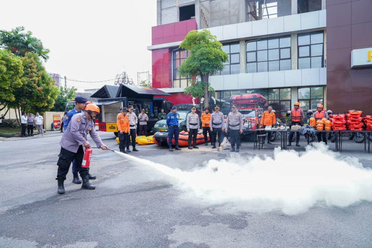 Polres Bojonegoro pastikan kesiapan penanggulangan bencana