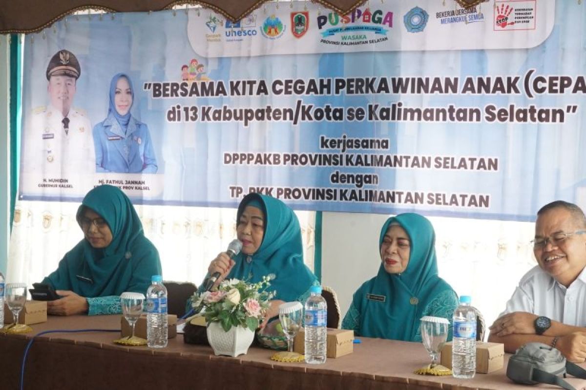 TP PKK Kalsel-TP PKK HSS upayakan cegah perkawinan anak