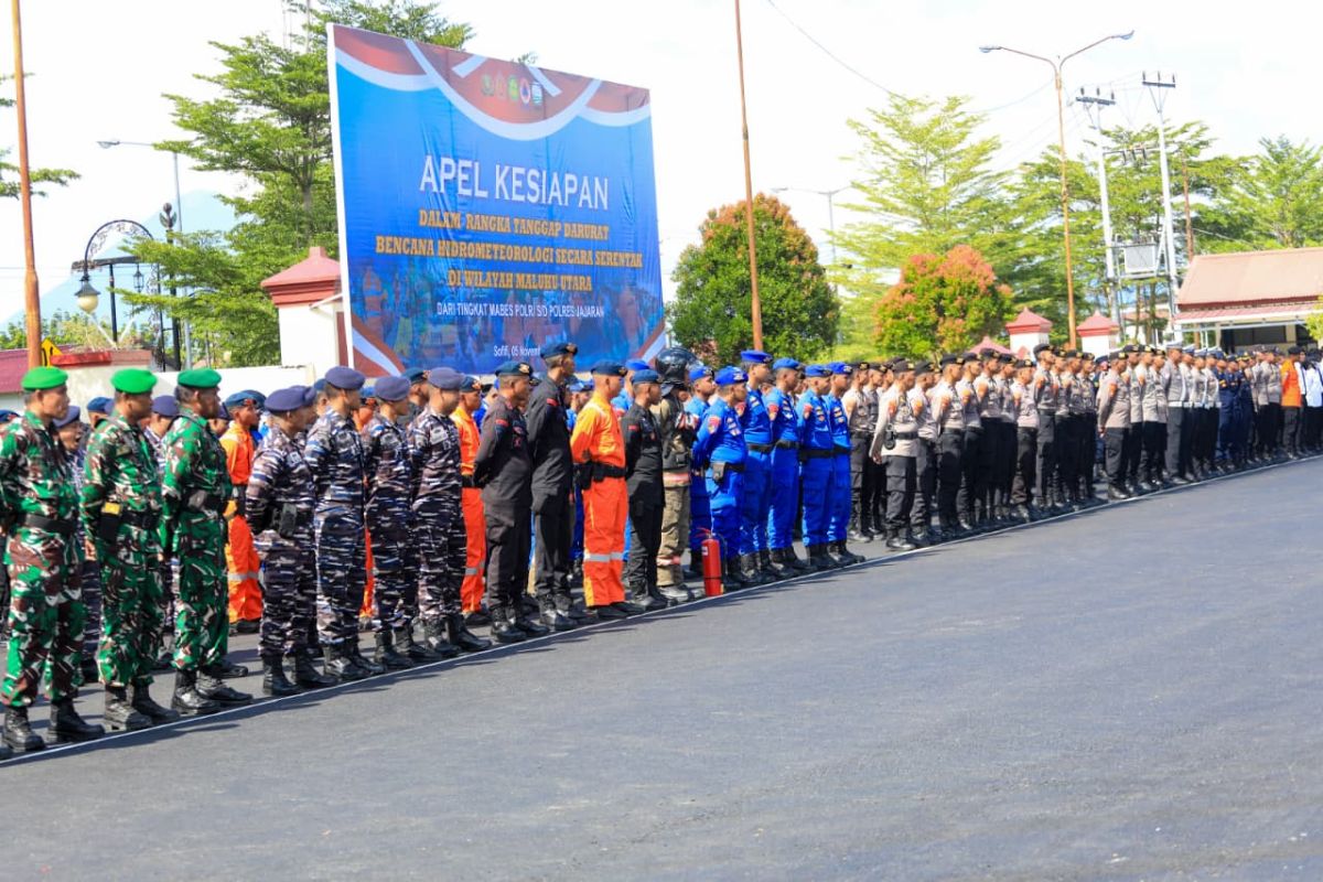 Polda Malut kerahkan 482 personel siaga bencana alam