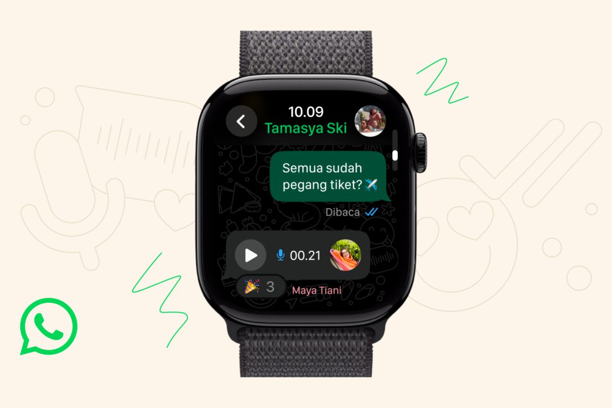 WhatsApp hadirkan aplikasi untuk Apple Watch