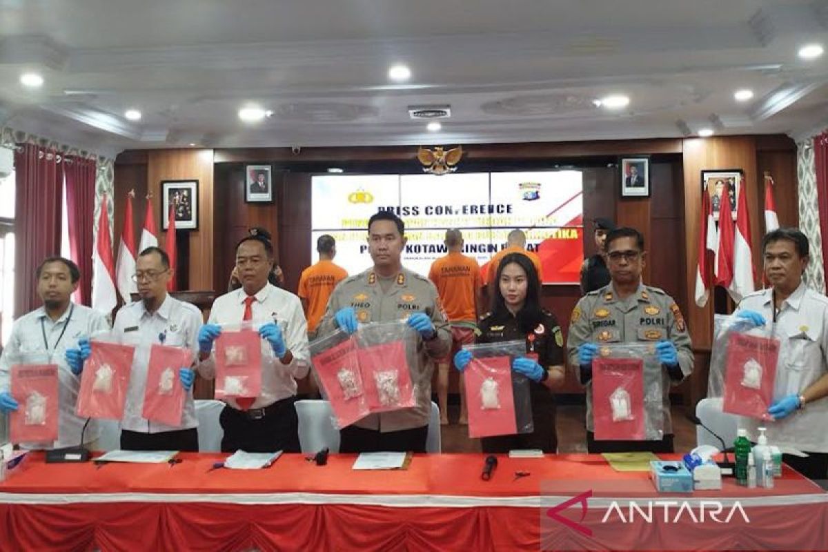 Polres Kobar berhasil amankan sebanyak 42 tersangka tindak pidana narkotika