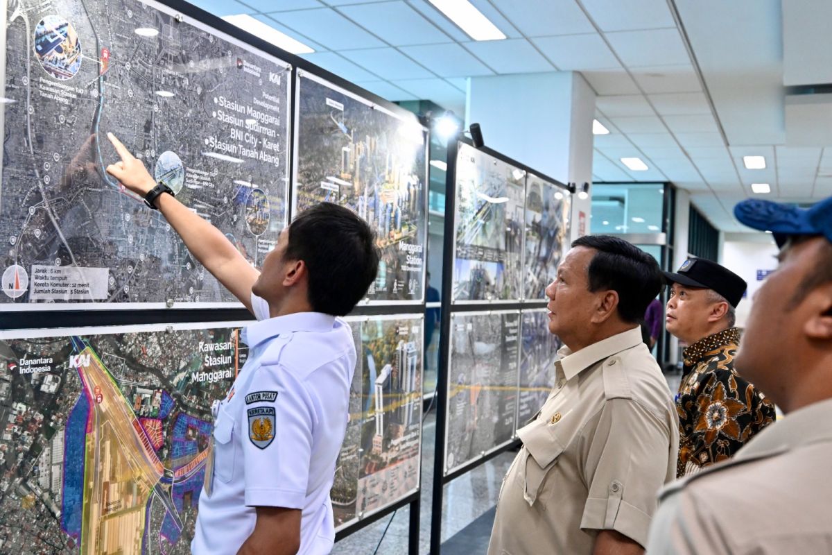 Presiden RI Tinjau Master Plan Pengembangan TOD Manggarai, Tanah Abang, dan Sudirman–BNI City–Karet Sebelum Resmikan Stasiun Tanah Abang Baru