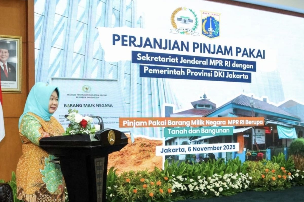 MPR-Pemrov DKI teken perjanjian pinjam pakai barang milik negara
