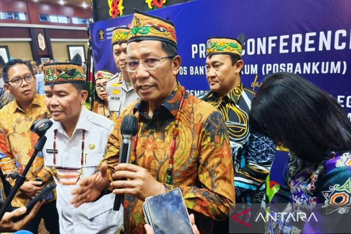 Menkum: Posbankum hadir permudah masyarakat Kalteng mengakses keadilan
