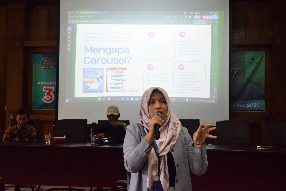 Pelatihan pembuatan konten kreatif