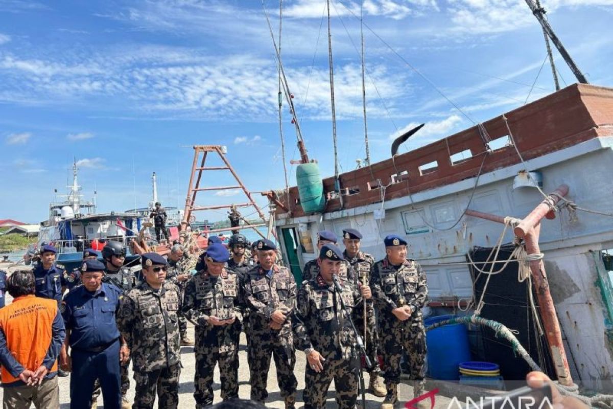 KKP kembali tangkap kapal Vietnam di Laut Natuna Utara, total sudah enam kali tahun ini