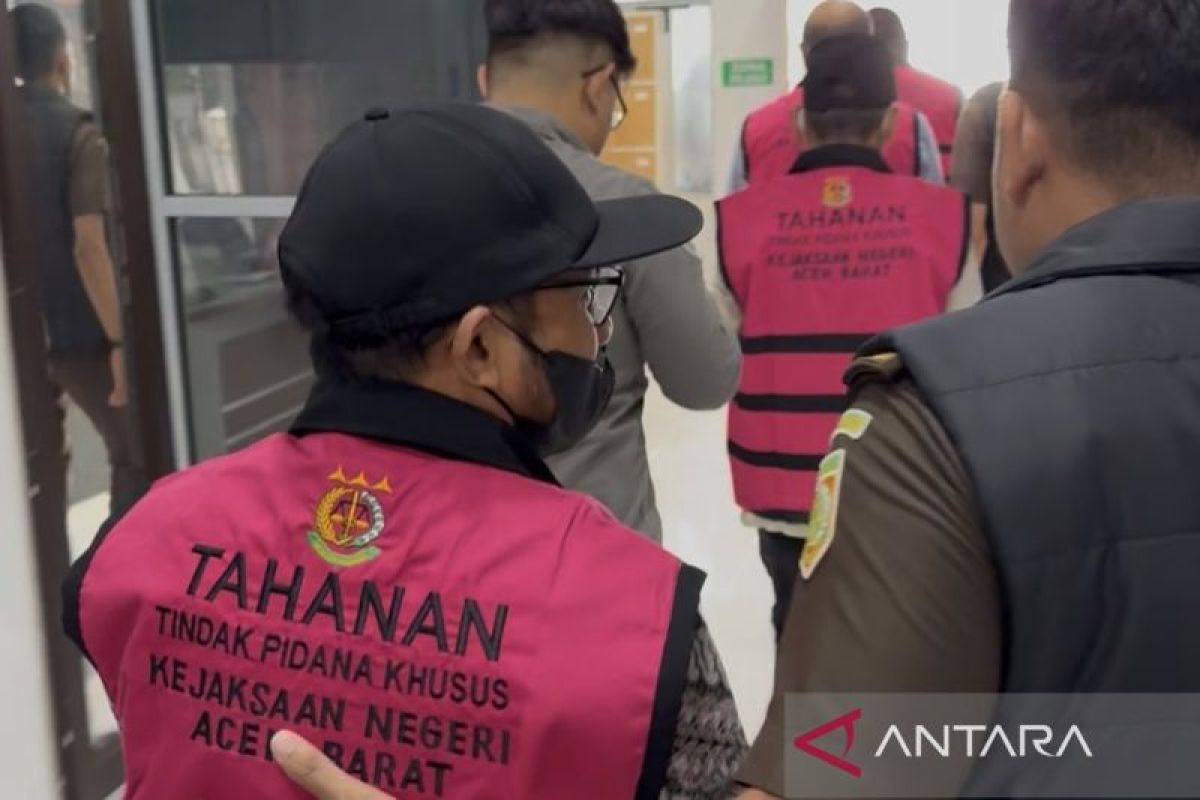 Jaksa tahan lima ASN tersangka dugaan korupsi insentif pajak Aceh Barat