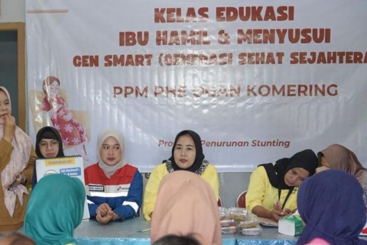 PHE Ogan Komering perkuat ketahanan keluarga dan cegah stunting lewat program "Gen Smart" di Desa Mendala