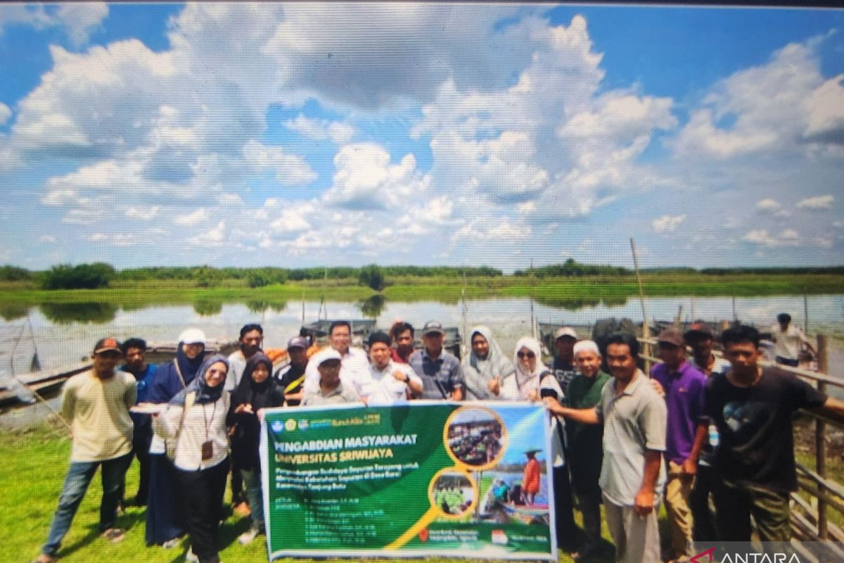 Fakultas Pertanian Unsri budi daya sayuran terapung di Ogan Ilir