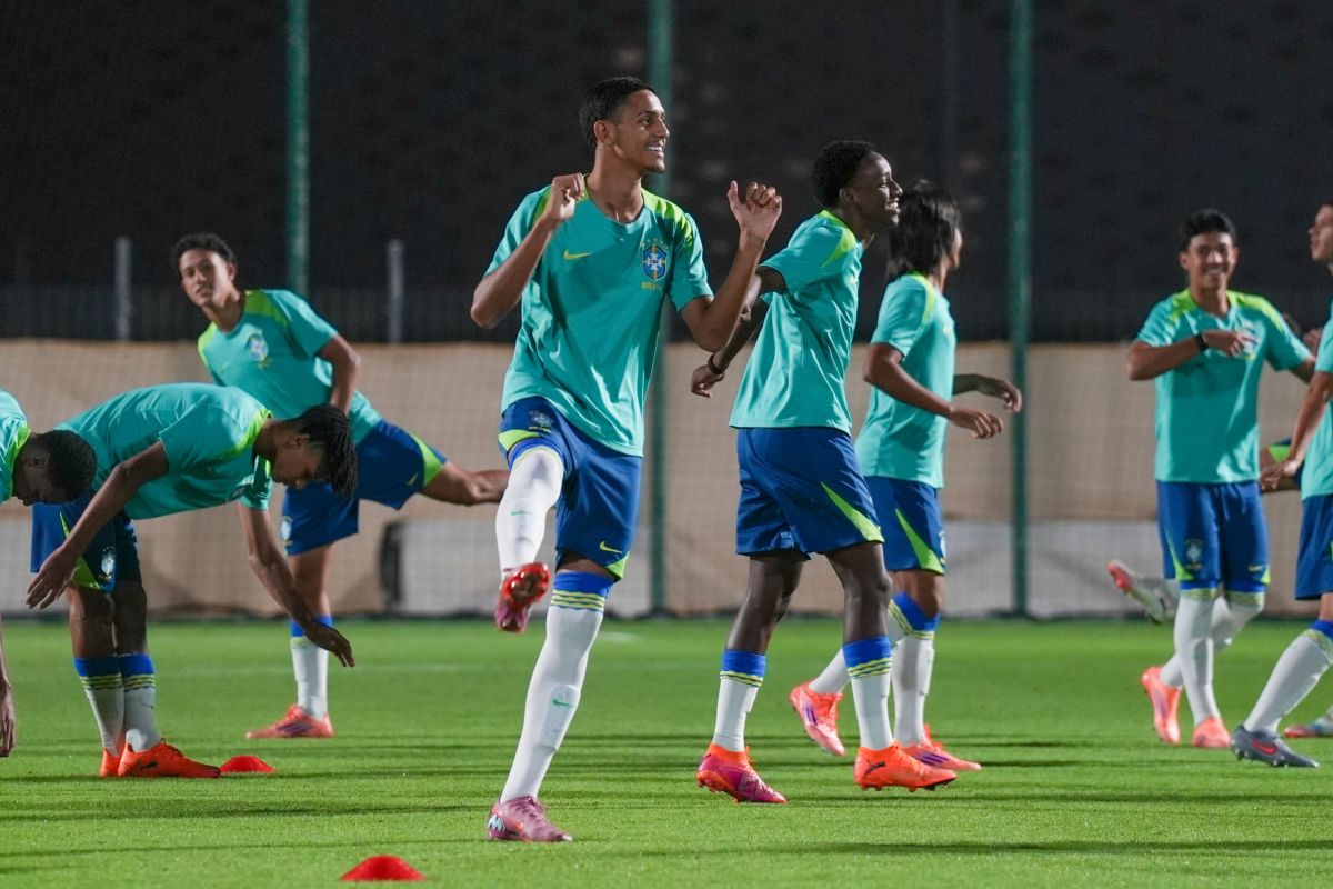 Timnas U17 Brasil jalani dua sesi latihan jelang hadapi Indonesia