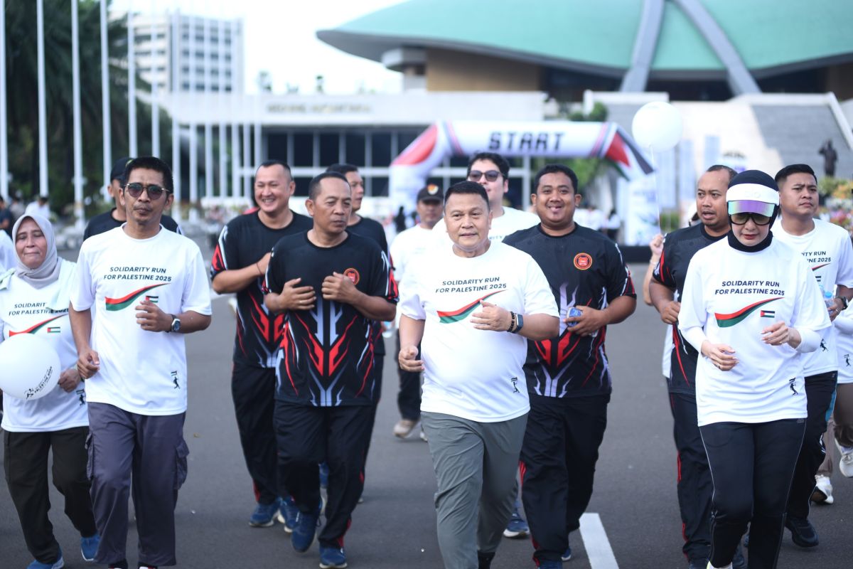 DPR RI gelar Solidarity Run for Palestine sebagai dukungan perjuangan
