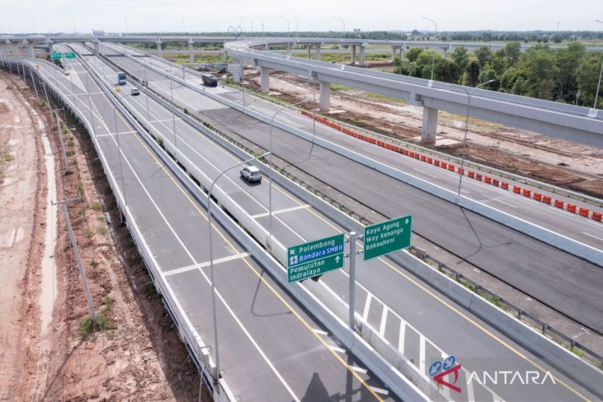 Pembangunan simpang susun Palembang selesai, tingkatkan konektivitas Tol Trans Sumatera