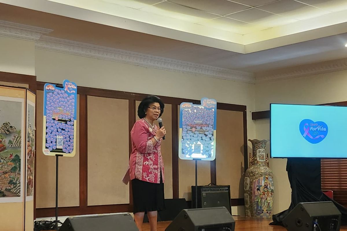Forvita donasikan hasil penjualan dukung edukasi kanker payudara