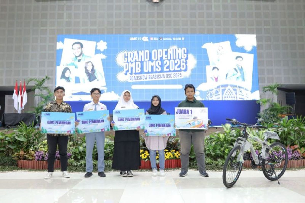 Ribuan siswa SMA/SMK se-Solo Raya antusias ikuti Roadshow Beasiswa OSC 2026 di UMS