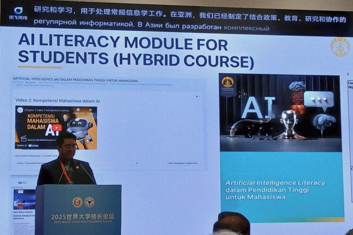 Rektor UI tampil sebagai pidato kunci di forum rektor dunia