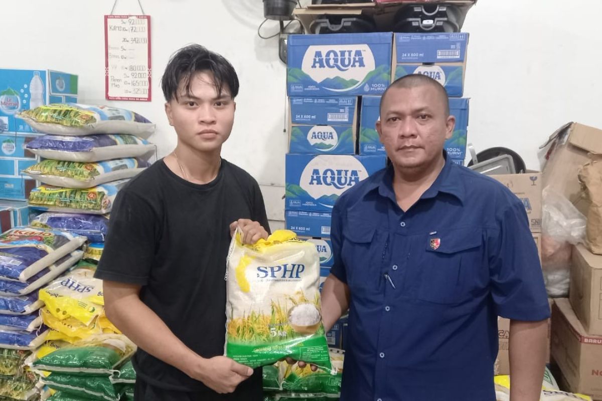 Polres Jayapura distribusi beras SPHP untuk menjaga stabilitas harga pangan