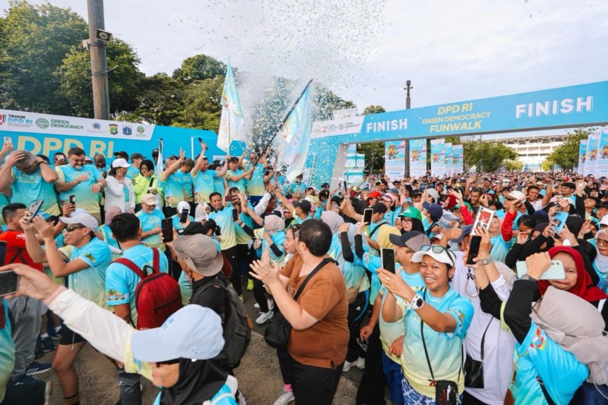 25 ribu lebih orang semarakkan Green Democracy Fun Walk DPD RI di GBK