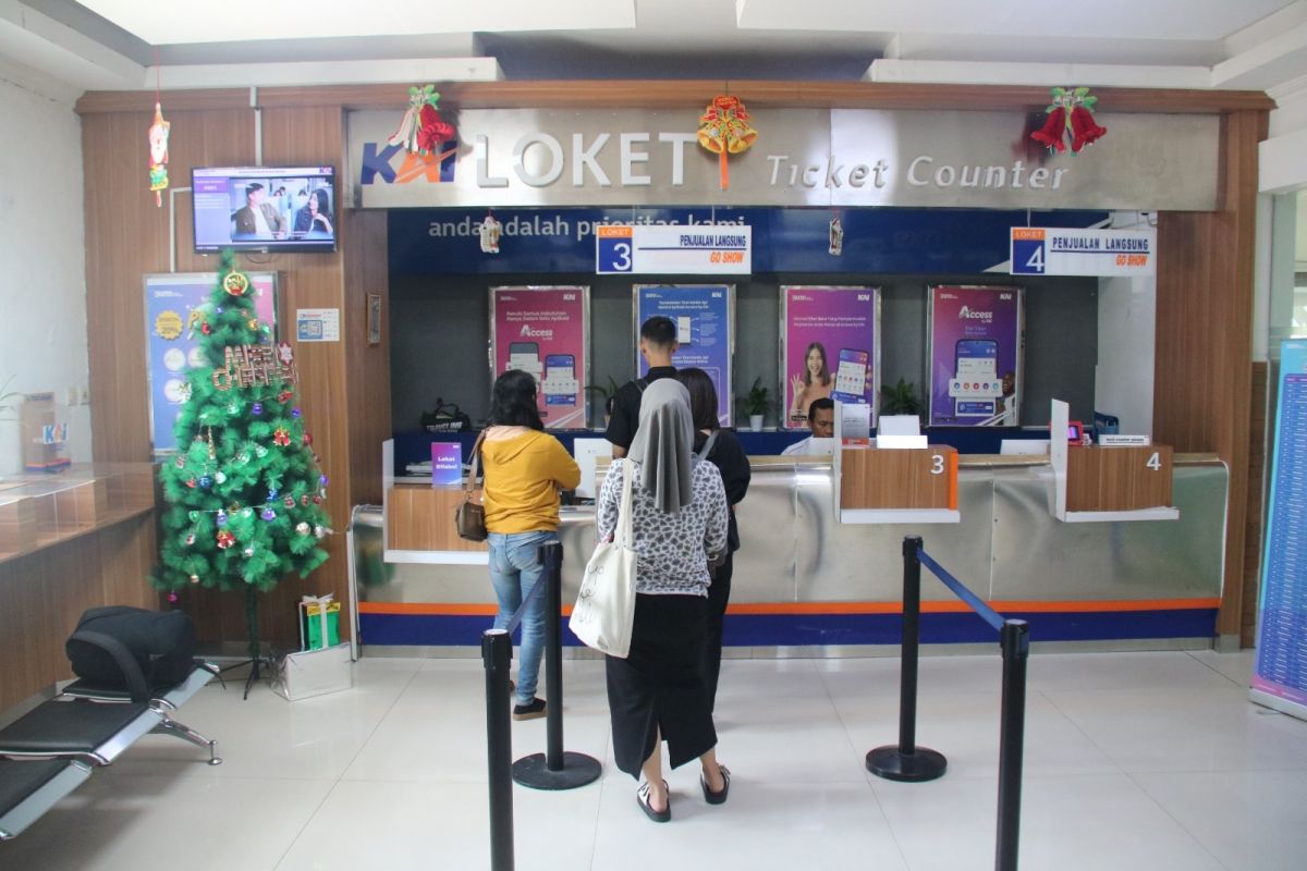 Daop 7 Madiun mulai layani penjualan tiket KA Natal dan Tahun Baru
