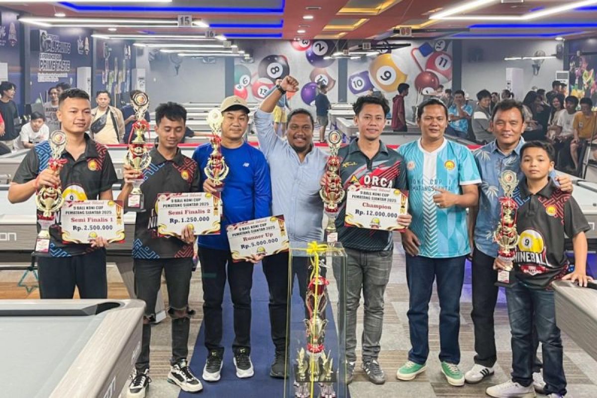Herman Orca juara biliar Nine Ball KONI Cup 2025