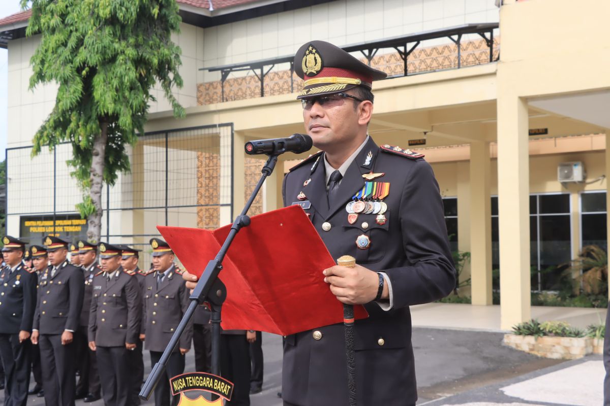 Personel Polres Lombok Tengah diminta teladani semangat juang para pahlawan