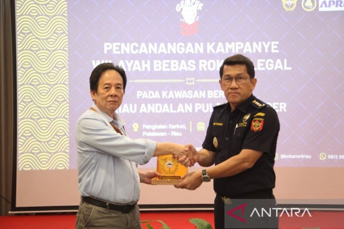 Gempur Rokok Ilegal, DJBC Riau Kampanye di APRIL Group