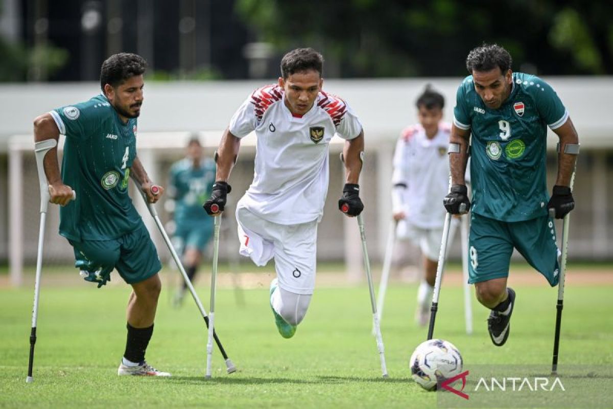 Timnas bola amputasi kalah tipis dari Irak di Piala Asia 2025