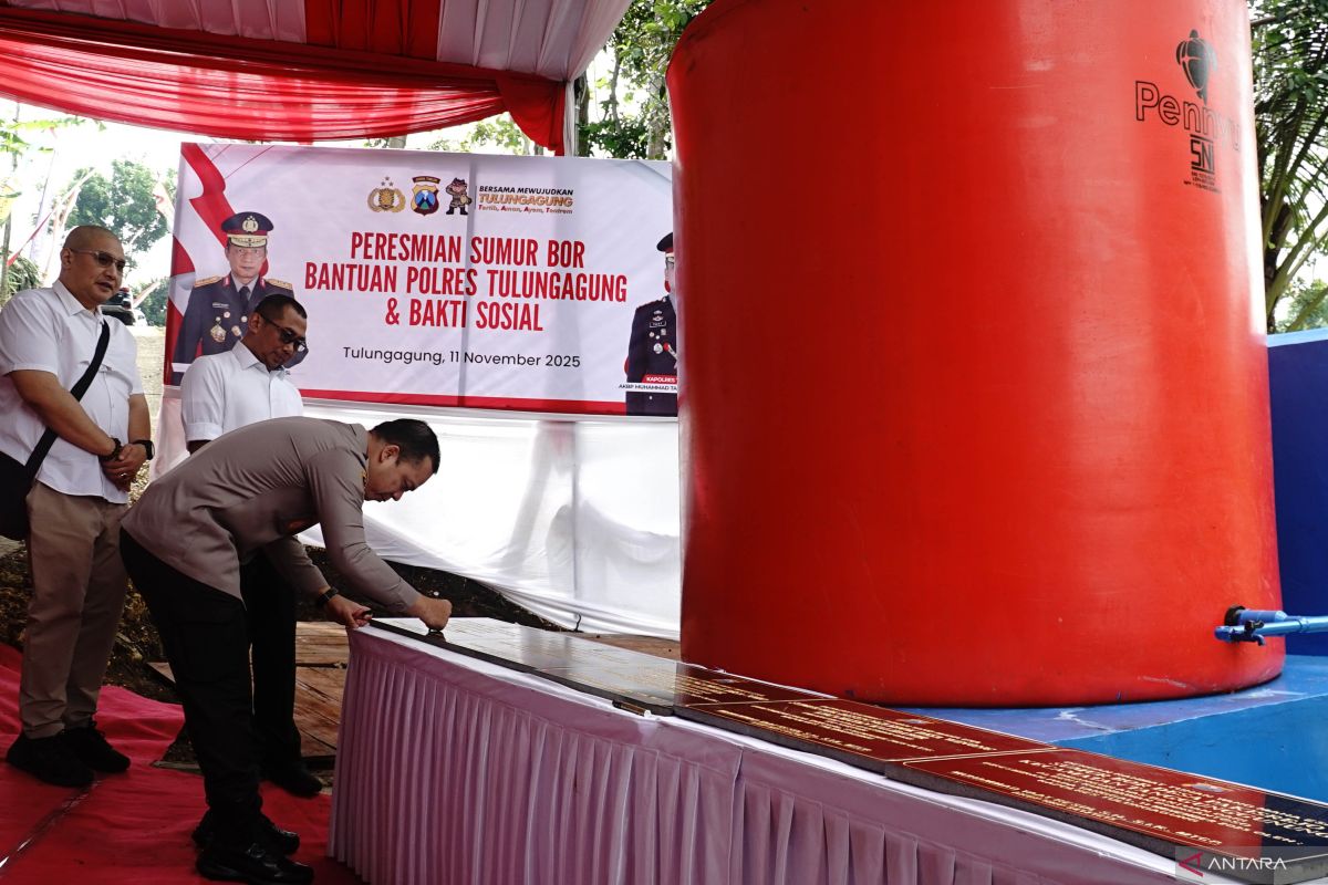 Polres Tulungagung bangun 22 sumur bor di daerah rawan kekeringan