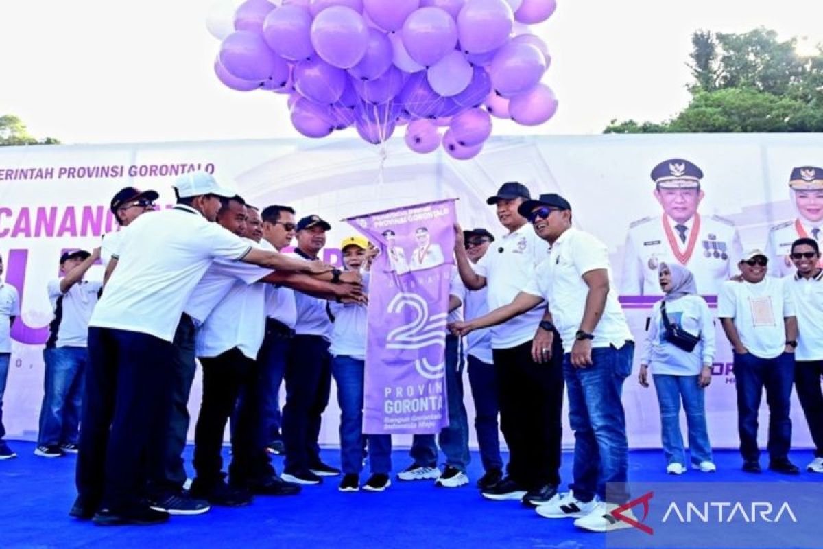 Gubernur Gorontalo canangkan HUT ke-25 provinsi