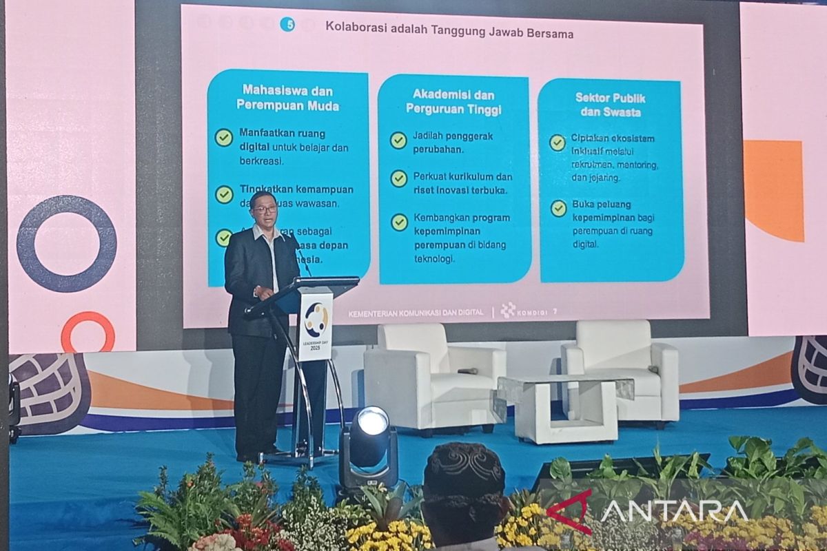 Komdigi: Perempuan harus ikut tentukan arah masa depan digital