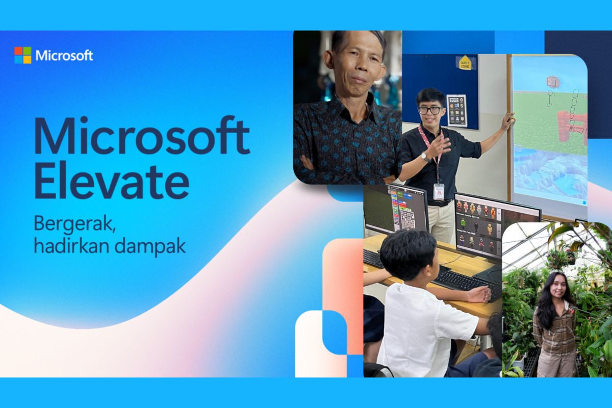 Microsoft Elevate kembali hadir, siap cetak 500.000 talenta AI 