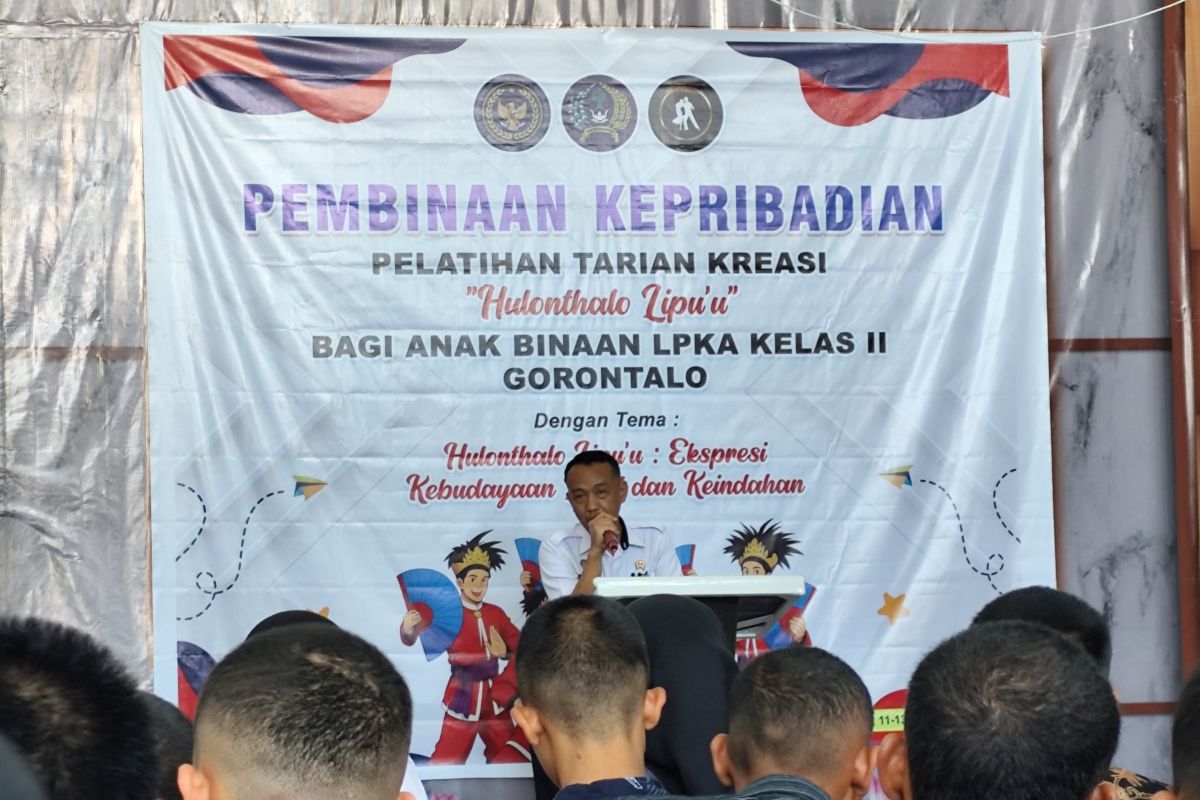 LPKA Gorontalo melatih anak binaan tarian tradisional