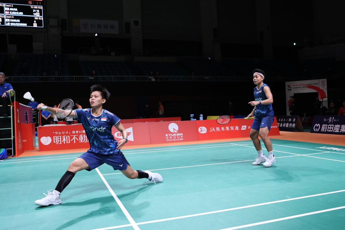 Apriyani/Fadia waspadai reli unggulan ketiga di Kumamoto Masters