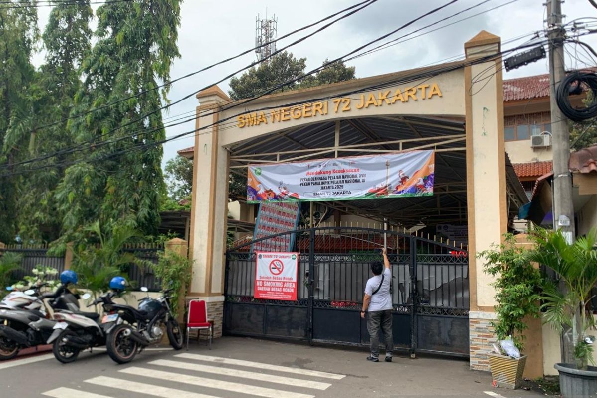 Siswa SMAN 72 Jakarta masih lakukan PJJ penyembuhan trauma