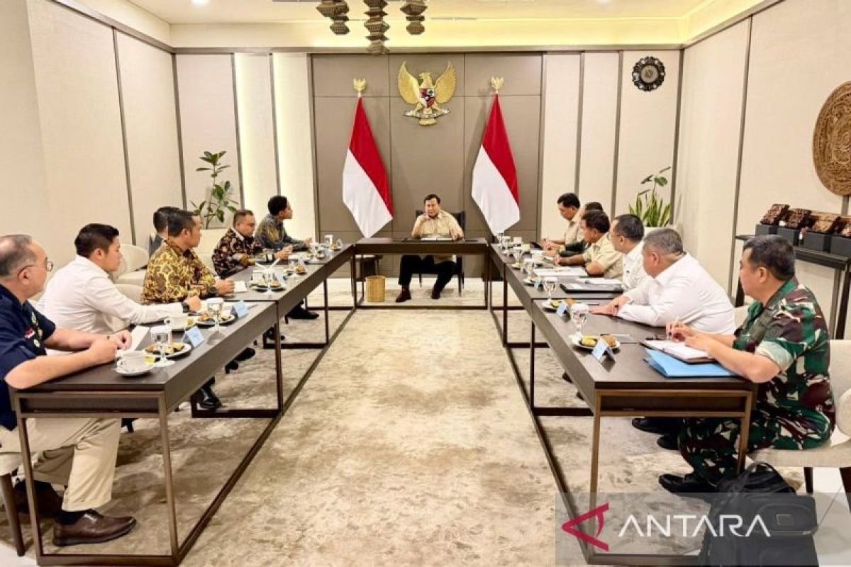 Prabowo sempat pimpin ratas di Lanud Halim sebelum bertolak ke Australia
